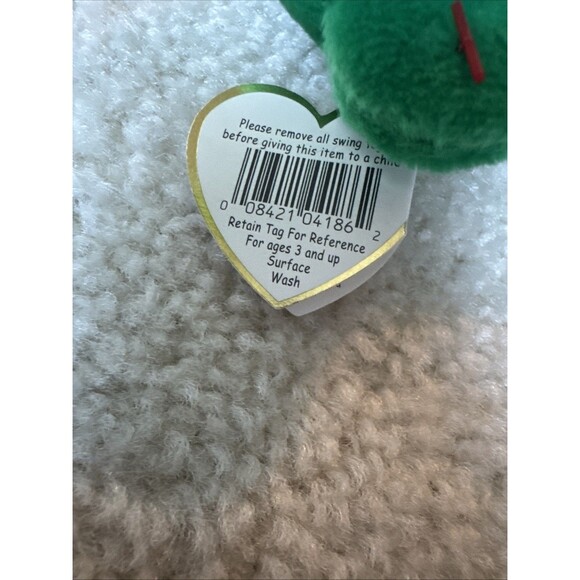 Ty Beanie Baby Erin The Bear 1997 Retired Plush Toy - Picture 5 of 7